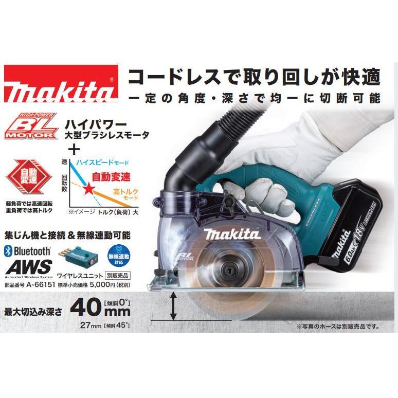 マキタ CC500DRGX 18V充電式 125mmカッタ 本体+6.0Ahバッテリ マキタ CC500DRGX 18V充電式 125mmカッタ 本体+6.0Ahバッテリ
