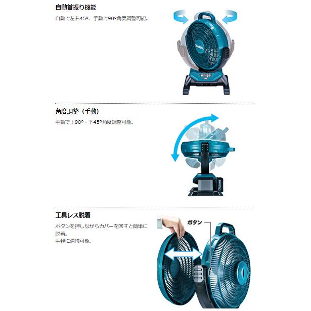 マキタ（makita） CF002GZ 充電式産業扇 本体のみ : パワーツール