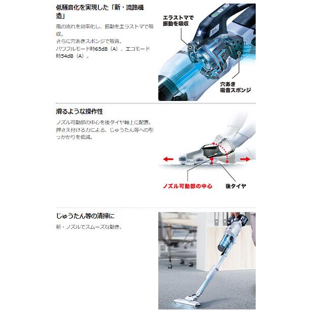 マキタ（makita） CL003GRDO 40V 充電式クリーナ 本体+2.5Ahバッテリー