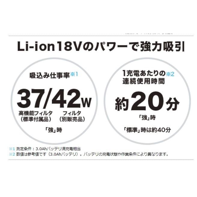 マキタ CL181FDZ + BL1860B (青) 18V 充電式クリーナ 本体+6.0 マキタ CL181FDZ + BL1860B (青) 18V 充電式クリーナ 本体+6.0