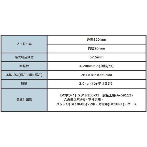 マキタ マキタ CS553DZS 18V充電式 150mmチップソーカッター マキタ マキタ CS553DZS 18V充電式 150mmチップソーカッター