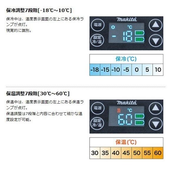 マキタ CW001GZ + BL4080F ×2本 40V 充電式保冷温庫 本体+8.0Ah マキタ CW001GZ + BL4080F ×2本 40V 充電式保冷温庫 本体+8.0Ah