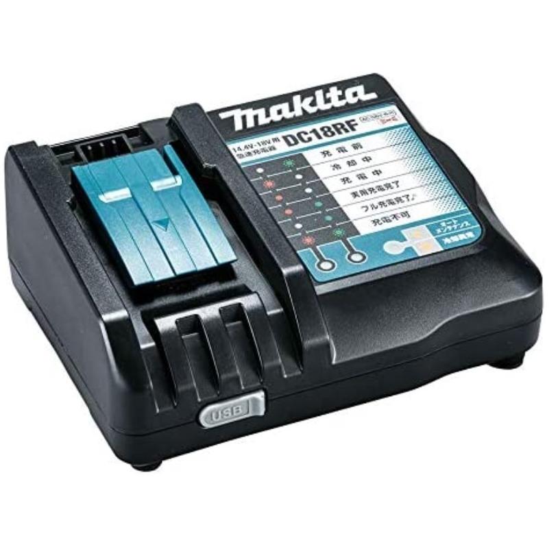 中古品 マキタ純正 DC18RF BL1860B makita セット 工具 マキタ（makita） DC18RF + 純正ツールバッグ + BL1860B 1本 3点セット