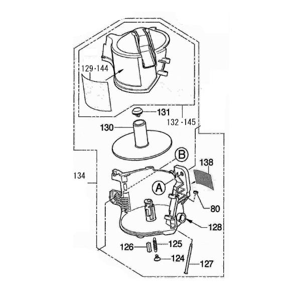 マックス（MAX） 釘打機 HN-65N1用 マガジンASSY のみ (HN81052)No.134