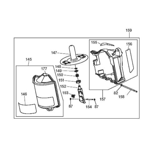 マックス（MAX） 釘打機 HN-90N4(D)用 マガジンASSY のみ (HN81285)No