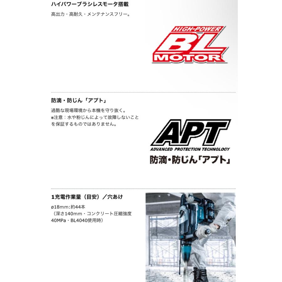 マキタ（makita） HR006GZK + BL4050F + DC40RB 40V 充電式 