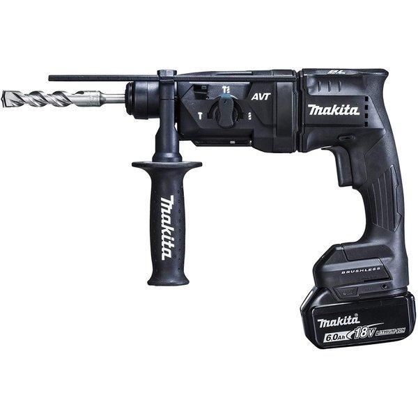 マキタ HR182DZ 18V 182㎜ 充電式 ハンマ ドリル 集じん システム付 純正 バッテリー 1個付 黒 ブラック【市川行徳店】【店頭取引限定】【中古】管理番号：ITW0O4OOAXJI マキタ（makita） 注意 バッテリー1本仕様 HR182DRGX /B (青/黒） 18V