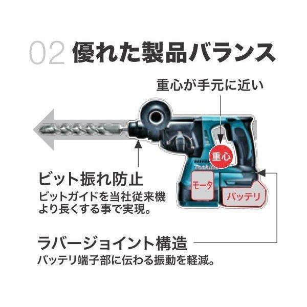 マキタ（makita） HR244DRGX (黒) 24mm 18V 充電式ハンマドリル 本体+