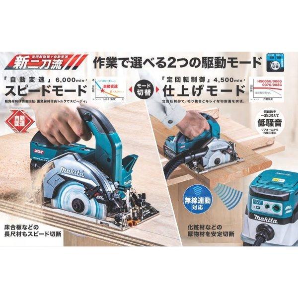 マキタ HS005GZ (青)+ 純正ケース 40Vmax 125mm充電式マルノコ マキタ HS005GZ (青)+ 純正ケース 40Vmax 125mm充電式マルノコ