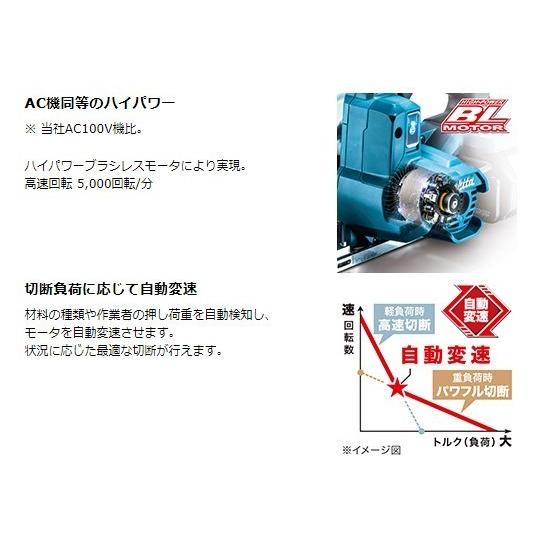 マキタ（makita） HS611DRGX 165mm 18V充電式マルノコ 本体+6.0Ah