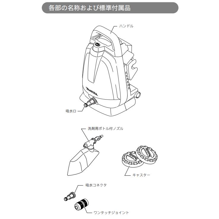 マキタ（makita） MHW0700 高圧洗浄機 : パワーツールショップ
