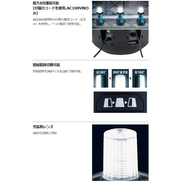 マキタ ML010G 充電式エリアライト 本体のみ 投光器