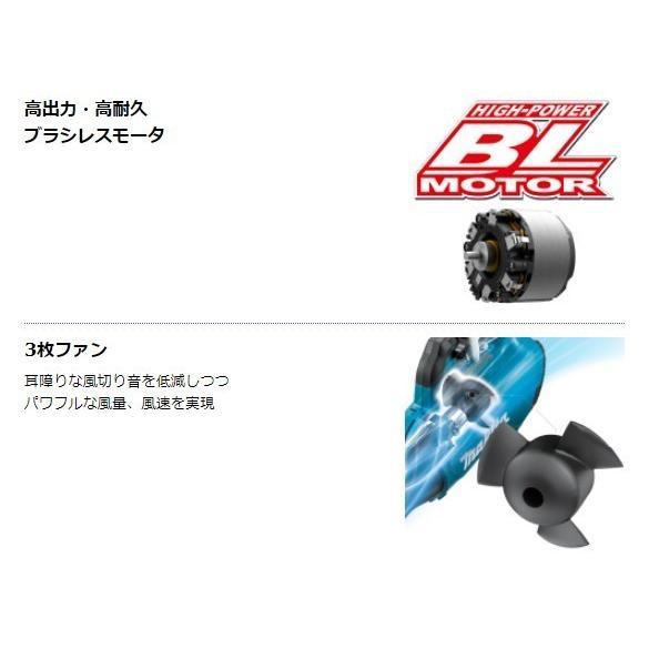 マキタ MUB184DRGX + A-70867 18V 充電式ブロワ 本体+6.0Ah