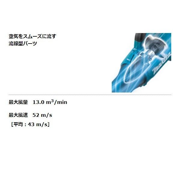 マキタ MUB184DRGX + A-70867 18V 充電式ブロワ 　本体+6.0Ahバッテリー2本+充電器(DC18RF)+フラットノズル(A-70867)の画像