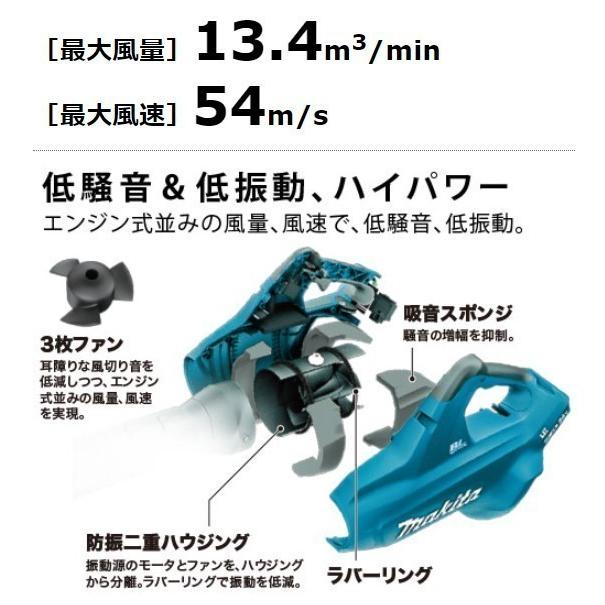 マキタ（makita） MUB362DZ 36V(18V×2本） 充電式ブロワ 本体