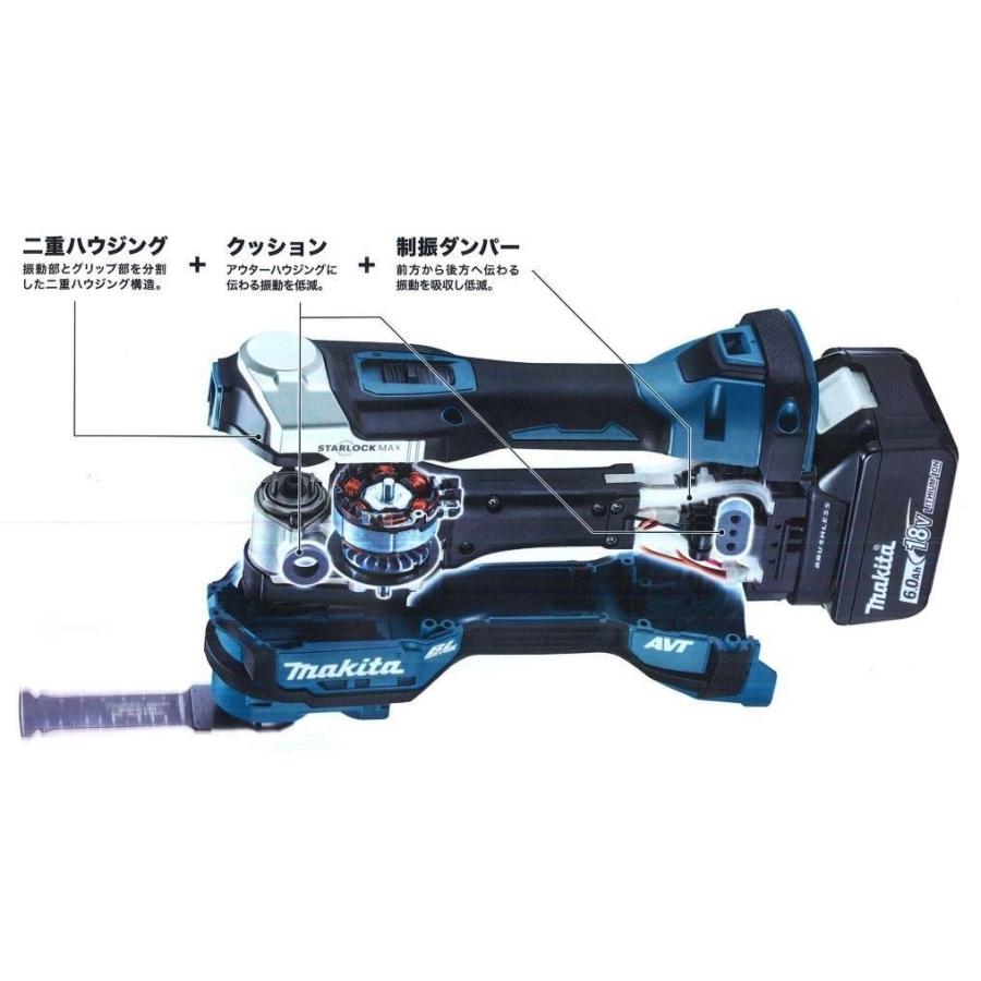 マキタ（makita） TM52DZ 18V 充電式マルチツール 本体のみ : パワー