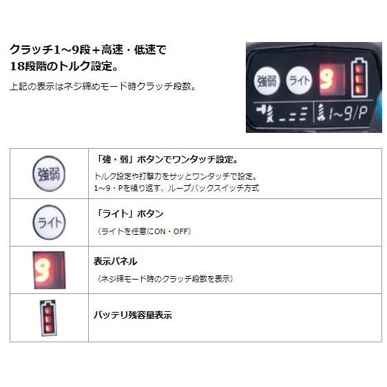 マキタ TP141DZB (黒)+ BL1860B 18V 充電式4モードインパクト マキタ TP141DZB (黒)+ BL1860B 18V 充電式4モードインパクト