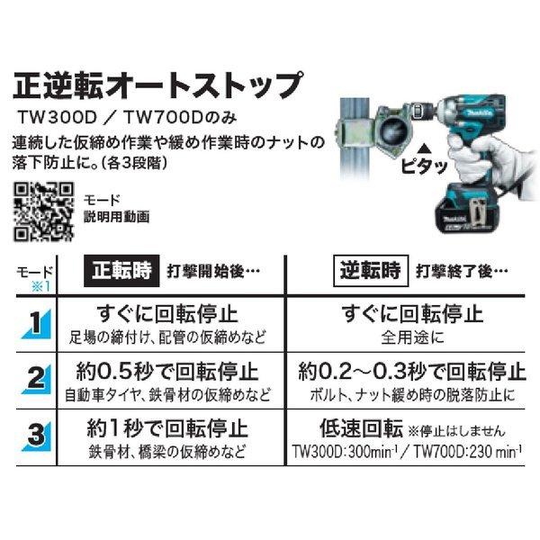 マキタ マキタ TW700DRGX 18V充電式インパクトレンチ 本体+ マキタ マキタ TW700DRGX 18V充電式インパクトレンチ 本体+