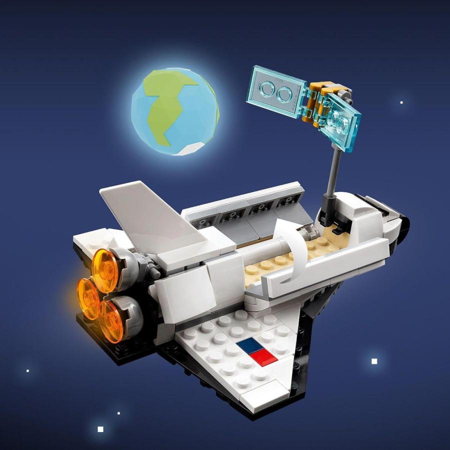レゴ(LEGO) クリエイター スペースシャトル 31134 おもちゃ ブロック プレゼント 宇宙 うちゅう 男の子 女の子 6歳以上｜techno-launcher｜03