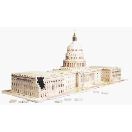 【希少／未開封】pazz 3D アメリカ 議会議事堂 718ピース 立体パズル Puzz 3D 718 pc U.S Capitol 3d puzzle : テクノランチャー - 通販