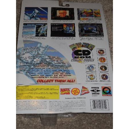 Marvel Comics THE SILVER SURFER Interactive CD-ROM Comic Book with 5" Silver Surfer Action Figure_1