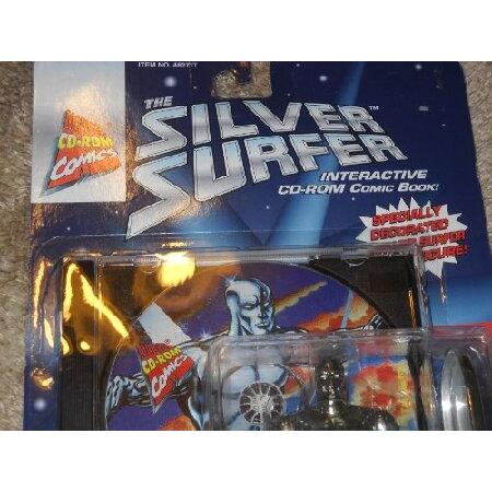 Marvel Comics THE SILVER SURFER Interactive CD-ROM Comic Book with 5" Silver Surfer Action Figure_2