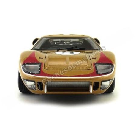 1966 Ford GT-40 MK 2 Gold 5 1/18 by Shelby Collectibles 403