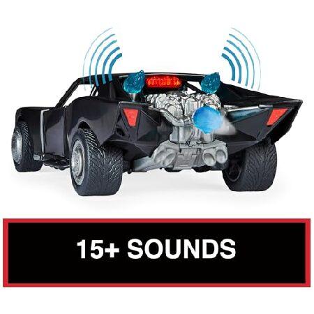 BATMAN The 2022 Movie Lights ＆ Sounds Batmobile with 4-inch Action Figure_3