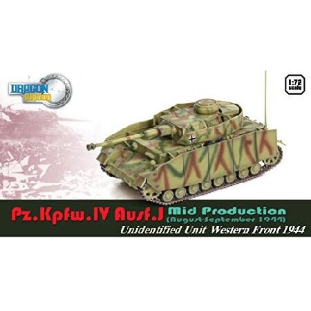 プラッツ 1/72 第二次世界大戦 ドイツ軍 IV号戦車J型 中期生産型 1944年 西部戦線 3色迷彩仕様 プラモデル DRR60656_1