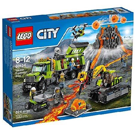 レゴ LEGO City Volcano Explorers 60124 Volcano Exploration Base Building Kit (824 Piece) by LEGOの画像