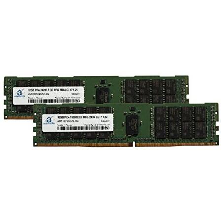 Adamanta 64 GB ( 2 x 32gb )サーバーメモリアップグレードforサーバ
