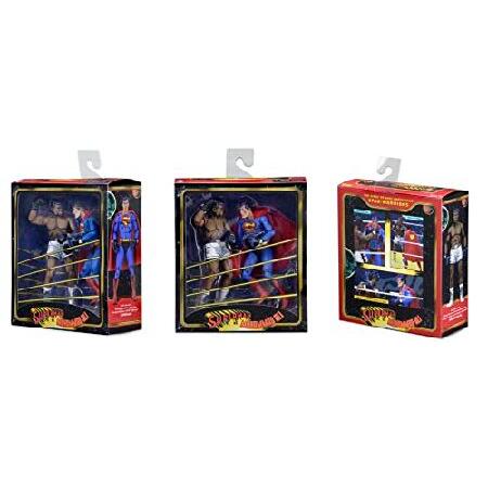 NECA DC Comics Superman vs Muhammad Ali Special Edition Action Figure (2 Pack)， 7"