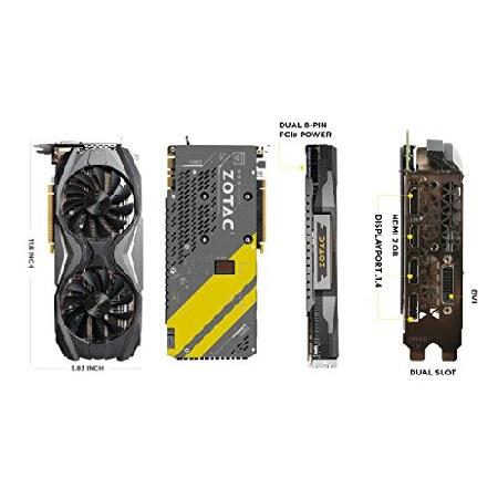 ZOTAC（ゾタック） ZOTAC ZT-P10800C-10P GeForce GTX 1080 AMP