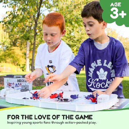 Kaskey Kids NHL Hockey Guys， Penguins vs. Flyers， 27 Pieces in Each Set， Includes 2 Teams， Accessories， and Travel Storage Case， Nostalgic Sports Acti_1