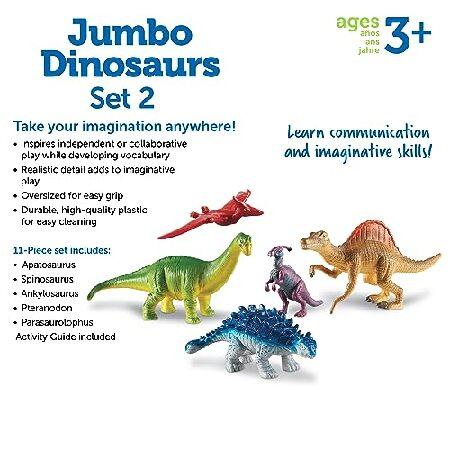 Learning Resources Jumbo Dinosaurs 2 Expanded Setの画像