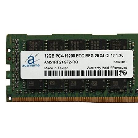 Adamanta 32 GB ( 1 x 32gb )サーバーメモリアップグレードfor QuantaコンピュータQCT quantagrid d51b-2u ddr4 2400 MHz pc4 - 19200 ECC Registeredチップ2rx4