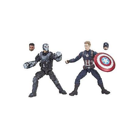 (未使用･未開封品)　マーベル・レジェンド シネマティックユニバース10thアニバーサリー 6インチ アクションフィギュア 2パック/キャプテン・アメリカ&クロスボーン 6k88evb Hasbro マーベル・レジェンド シネマティックユニバース10th