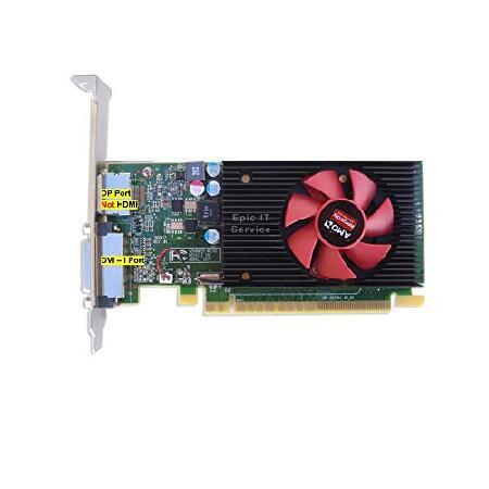 Epic IT Service - AMD Radeon R5 340X 2GB GDDR3 DP/DVI付き (フルサイズブラケット ノーマル/フルサイズコンピューターのみ) DP接続経由で4K対応 | 