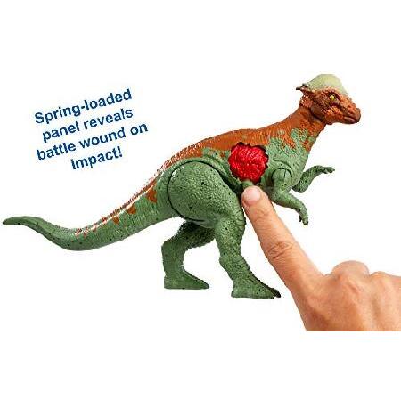 Jurassic World Battle Damage Pachycephalosaurus Figure_1