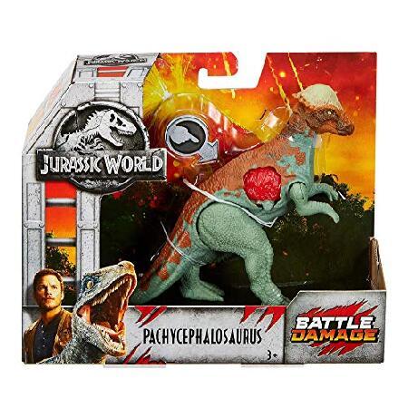 Jurassic World Battle Damage Pachycephalosaurus Figure_5