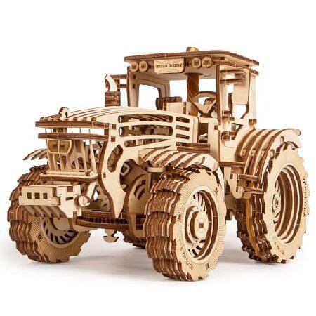 Woodtrick ウッドトリック トラクター 木製3Dパズル : テクノ