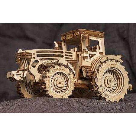 Woodtrick ウッドトリック トラクター 木製3Dパズル : テクノ