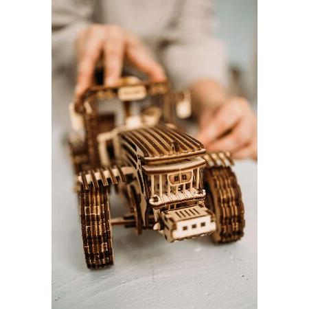 Woodtrick ウッドトリック トラクター 木製3Dパズル : テクノ
