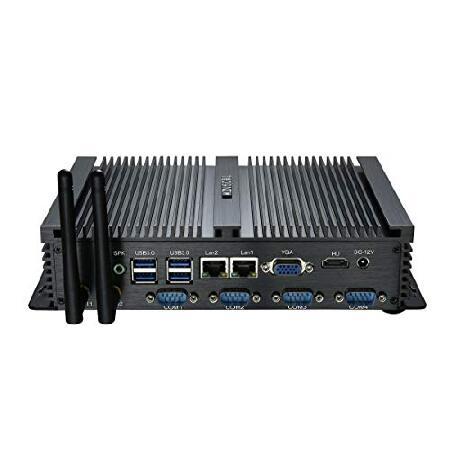 Kingdel強力ミニデスクトップコンピュータ、ファンレス産業用PC、Intel