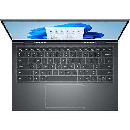 デル Dell - Inspiron 7000 2-in-1 14" FHD IPS Touch-Screen Laptop - AMD Ryzen 5 5500U - 8GB Memory - 256GB Solid State Drive - Blue - i7415-A906BLU-PUSの画像