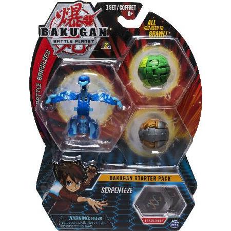 爆丸スターター3枚組、Serpenteze、コレクタブルカードとフィギュア