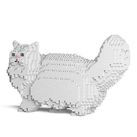 JEKCA ジェッカブロック ペルシャ猫 ホワイト 02S-M01_2