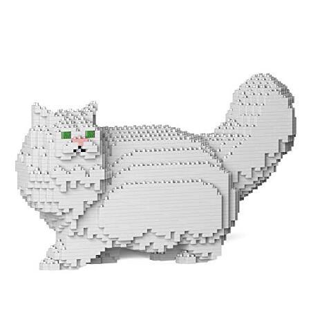 JEKCA ジェッカブロック ペルシャ猫 ホワイト 02S-M01_3