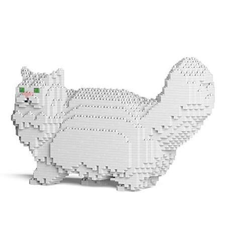 JEKCA ジェッカブロック ペルシャ猫 ホワイト 02S-M01_4