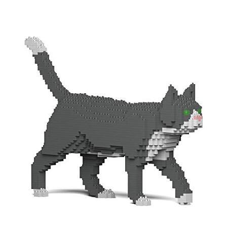 JEKCA ジェッカブロック タキシード猫 グレー 02S Sculptor_2